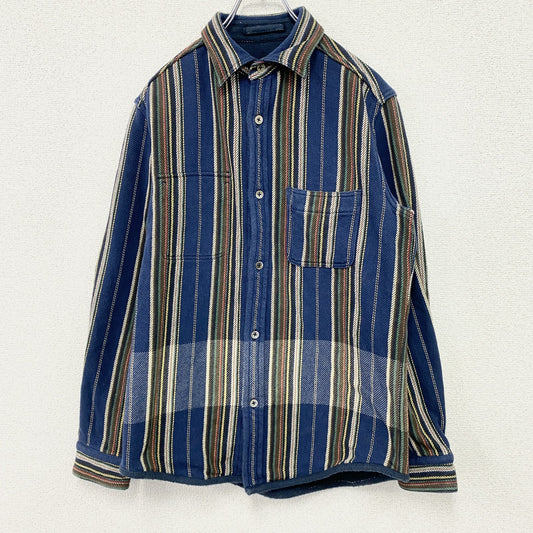 Nigel Cabourn　ナイジェルケーボン　ブランケットリバーシブルネルシャツ　長袖シャツ　ブルー