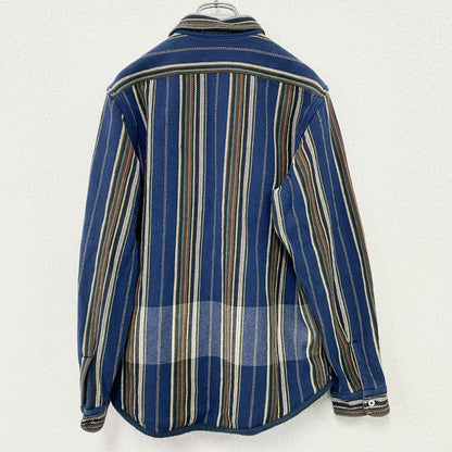 Nigel Cabourn　ナイジェルケーボン　ブランケットリバーシブルネルシャツ　長袖シャツ　ブルー