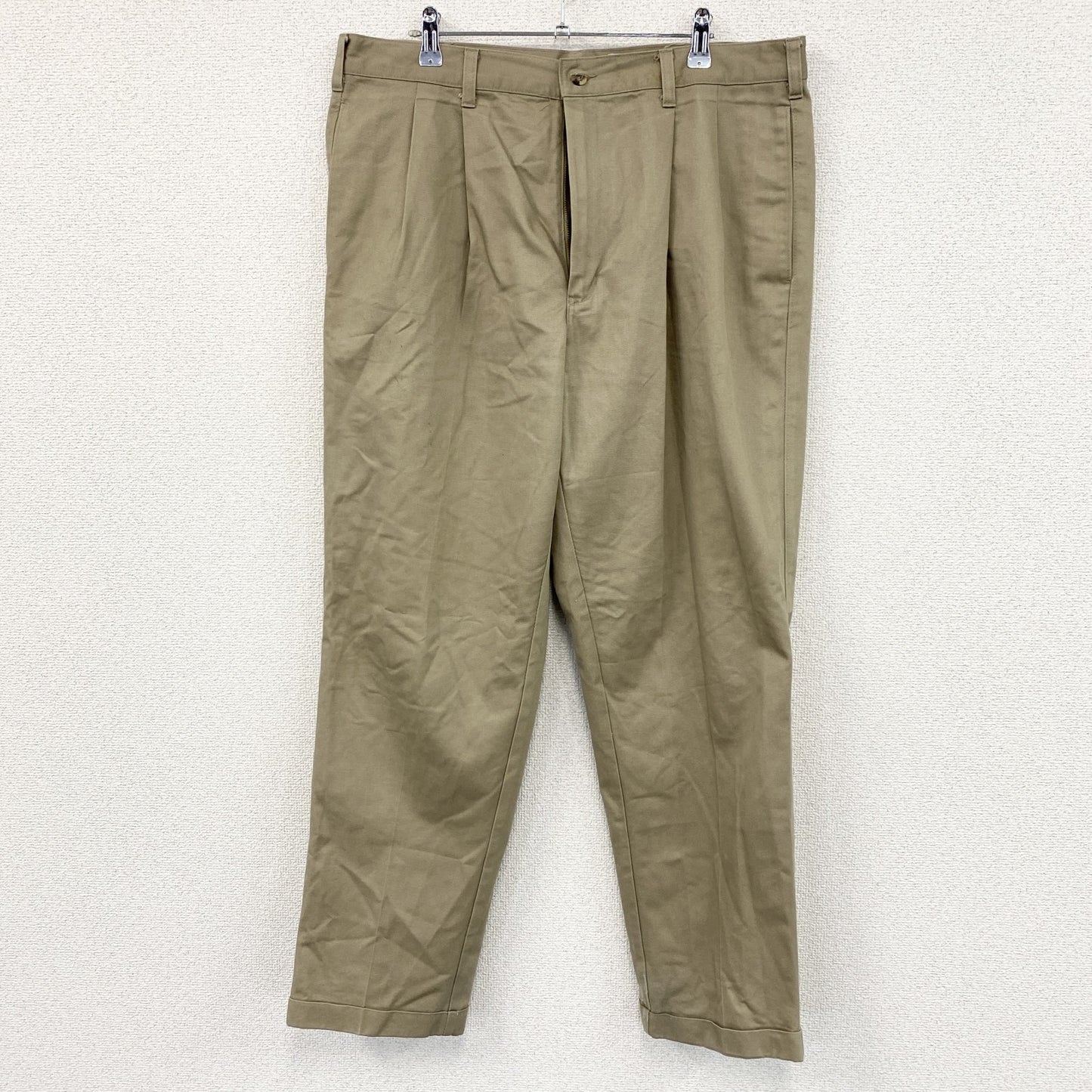 Eddie Bauer　エディーバウアー　ワークパンツ/チノパンツ　ジップフライ　ベージュ　W38サイズ