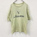 Valentino　ヴァレンティノ　半袖プリントTシャツ　黄色　イエロー