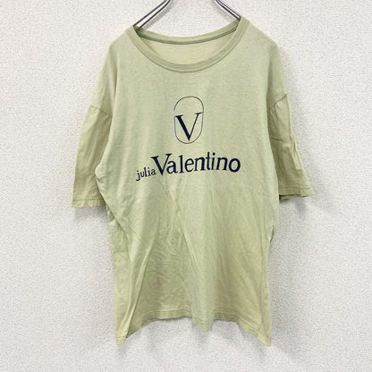 Valentino　ヴァレンティノ　半袖プリントTシャツ　黄色　イエロー