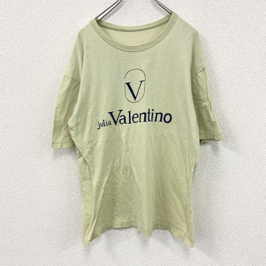 Valentino　ヴァレンティノ　半袖プリントTシャツ　黄色　イエロー