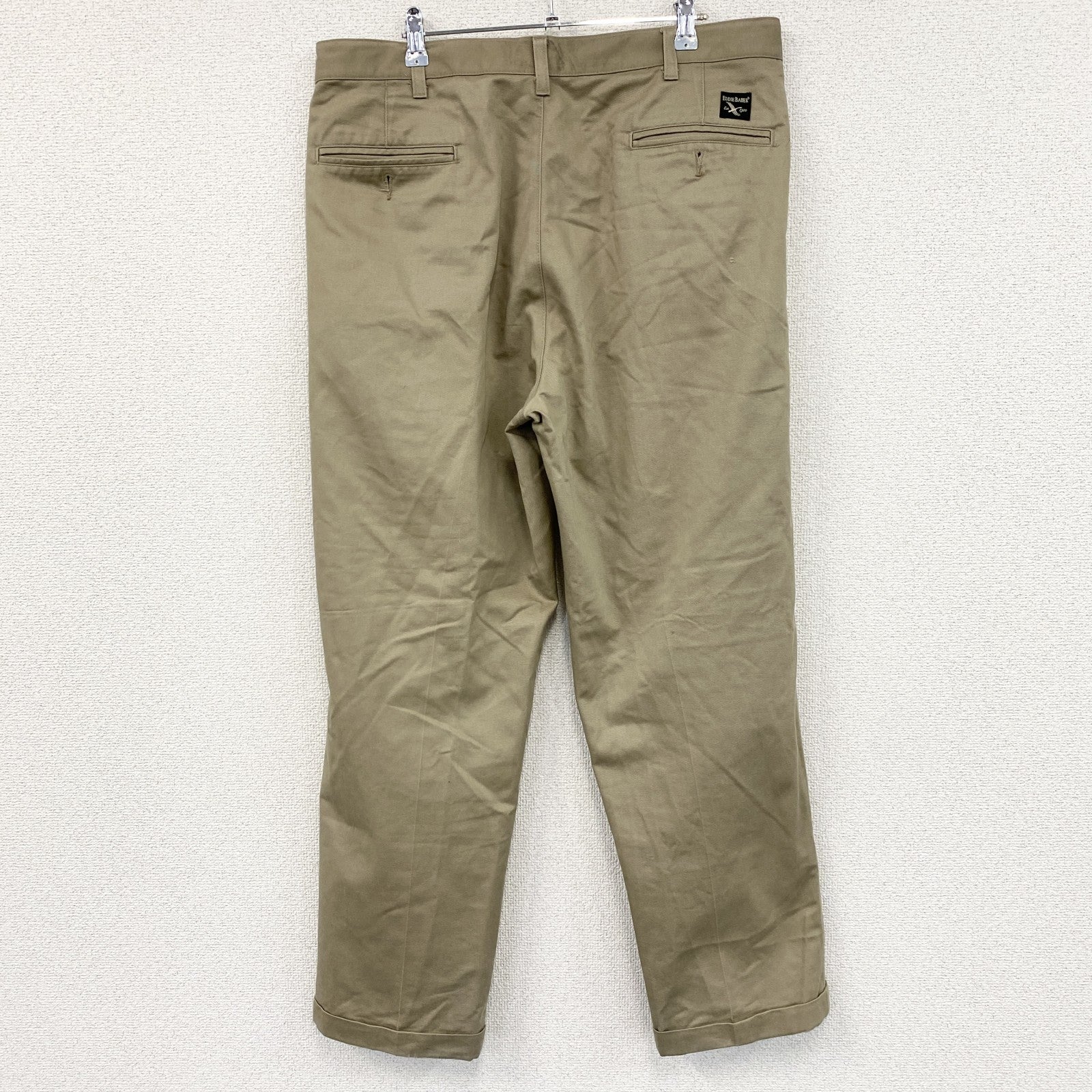 Eddie Bauer　エディーバウアー　ワークパンツ/チノパンツ　ジップフライ　ベージュ　W38サイズ