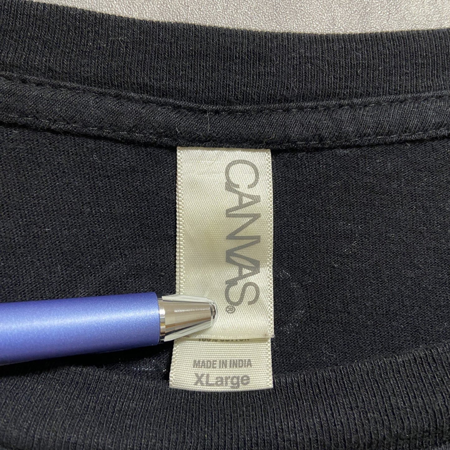 古着 used　CANVAS　半袖クルーネックプリントTシャツ　シカゴブルズ　黒　ブラック　オーバーサイズ　XLサイズ