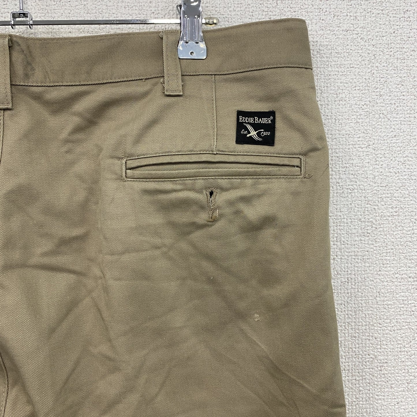 Eddie Bauer　エディーバウアー　ワークパンツ/チノパンツ　ジップフライ　ベージュ　W38サイズ