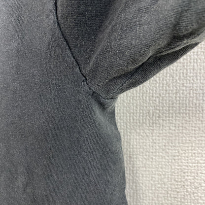 セントジョンシティマーケット　半袖プリントTシャツ　刺繍　フェード　黒　ブラック