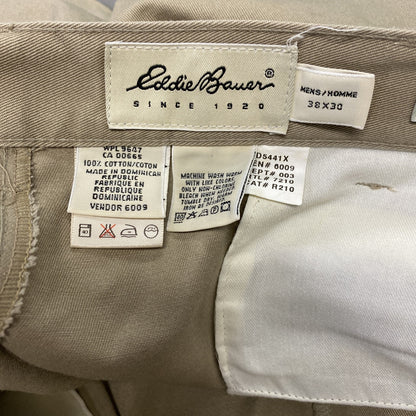 Eddie Bauer　エディーバウアー　ワークパンツ/チノパンツ　ジップフライ　ベージュ　W38サイズ