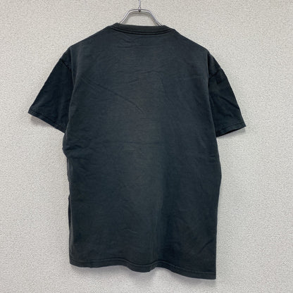 セントジョンシティマーケット　半袖プリントTシャツ　刺繍　フェード　黒　ブラック