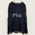 FILA　フィラ　ニットセーター　黒　ブラック　XXLサイズ