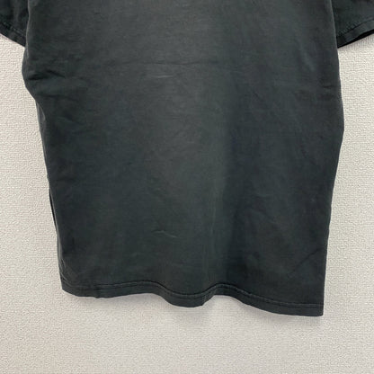 セントジョンシティマーケット　半袖プリントTシャツ　刺繍　フェード　黒　ブラック