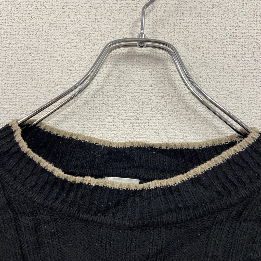 FILA　フィラ　ニットセーター　黒　ブラック　XXLサイズ