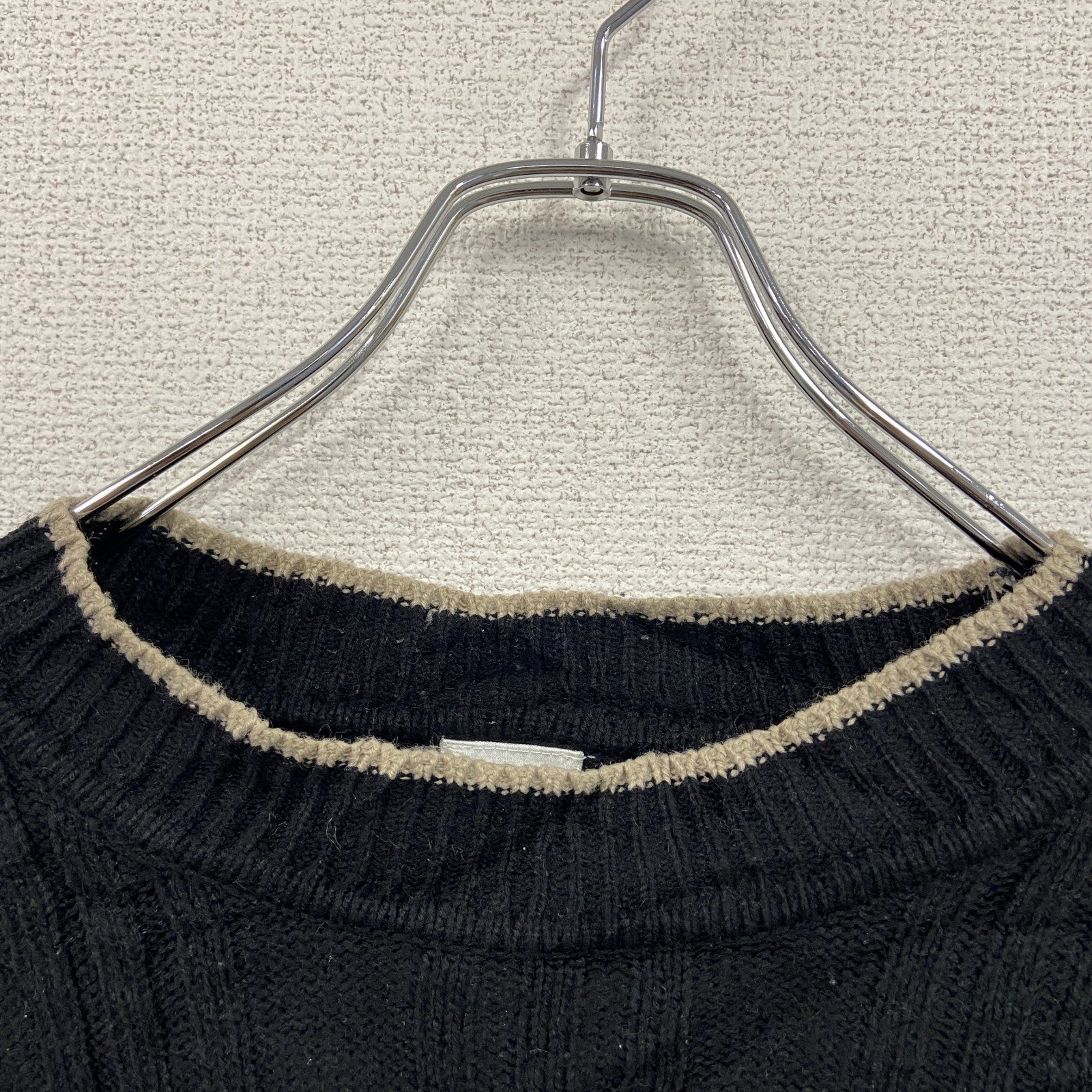 FILA　フィラ　ニットセーター　黒　ブラック　XXLサイズ