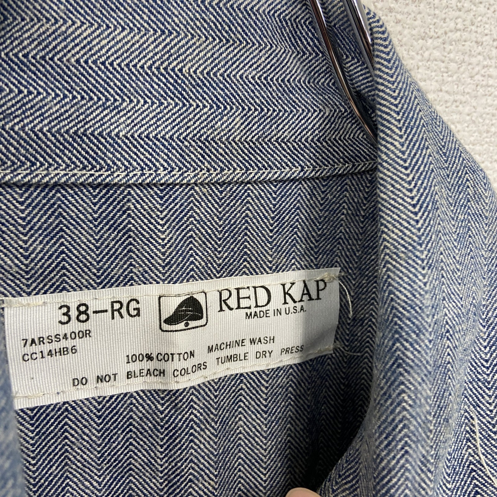 RED KAP　レッドキャップ　オールインワン/つなぎ　ワークウェア　インディゴ　38-RGサイズ