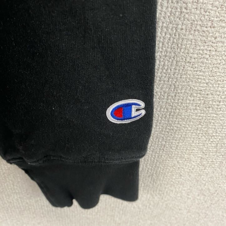 champion　チャンピオン　プリントスウェット/トレーナー　黒　ブラック　2XLサイズ