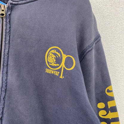 Ocean Pacific　オーシャンパシフィック　フルジップスウェットパーカー/フーディー　ネイビー　Lサイズ