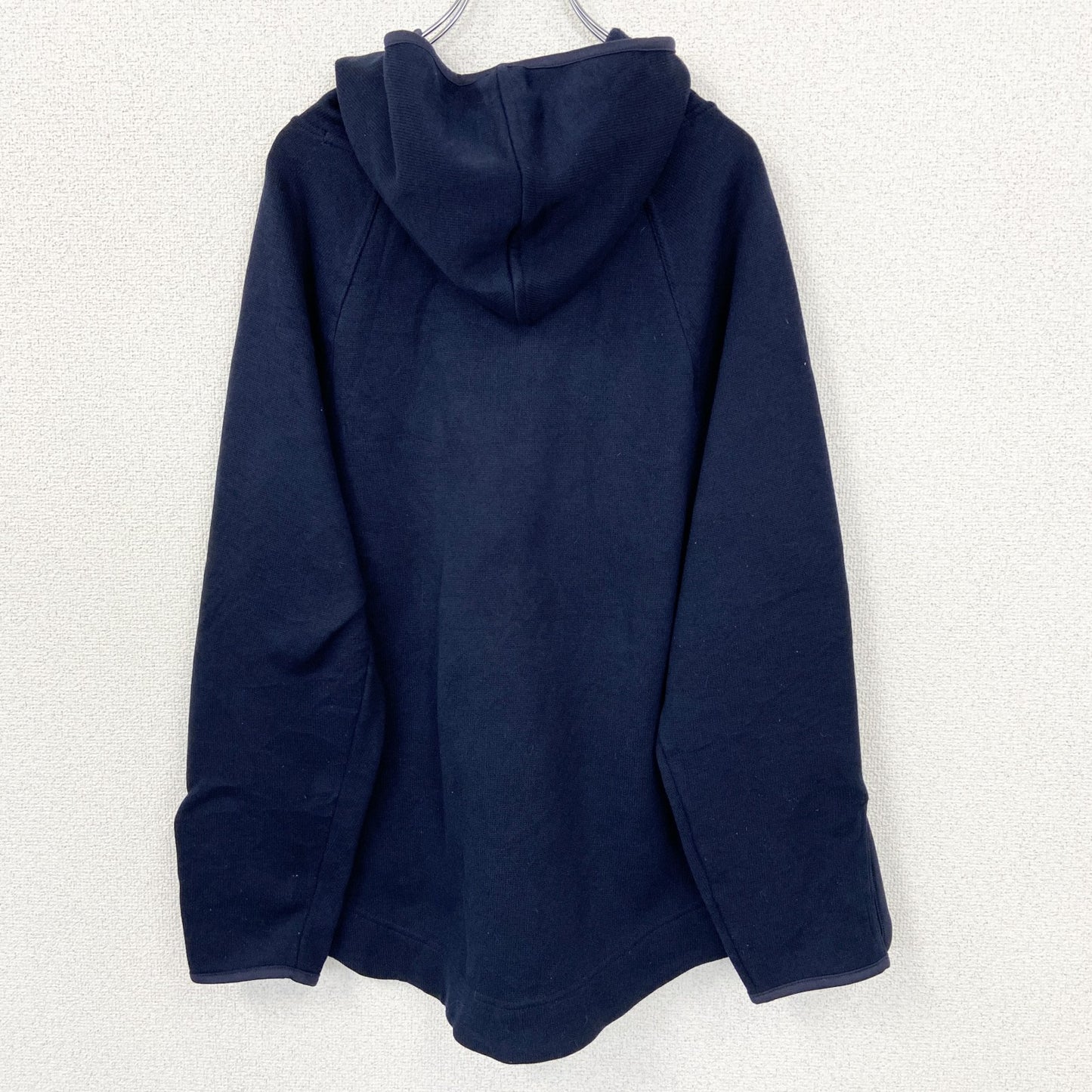 古着 used C9 by Champion チャンピオン　長袖無地パーカー　ネイビー　前ポケット　ノームコア　XXＬサイズ
