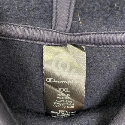 古着 used C9 by Champion チャンピオン　長袖無地パーカー　ネイビー　前ポケット　ノームコア　XXＬサイズ