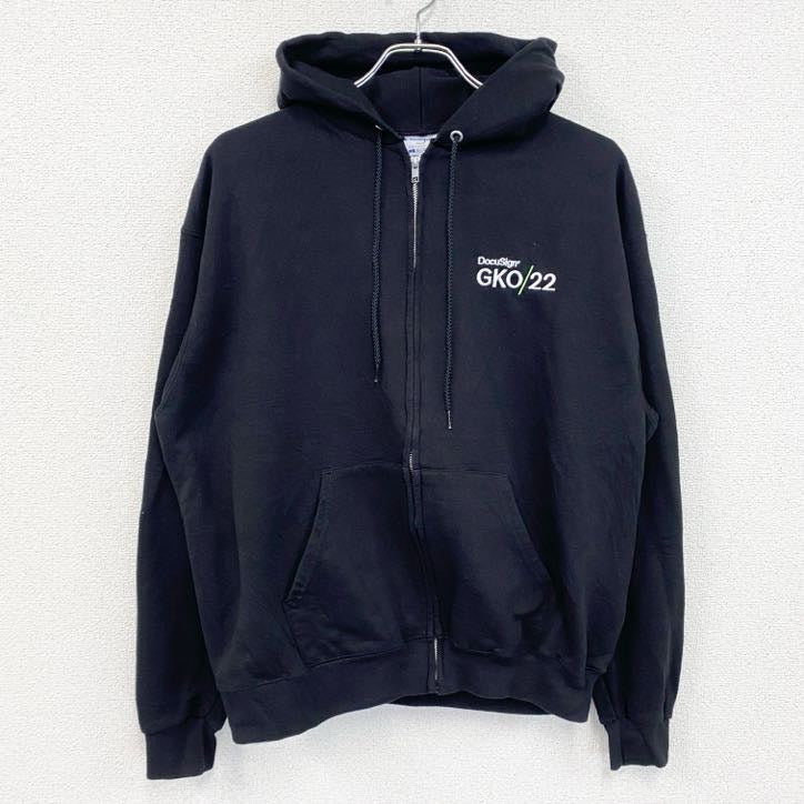 champion　チャンピオン　フルジップスウェットパーカー/フーディー　黒　ブラック　Lサイズ