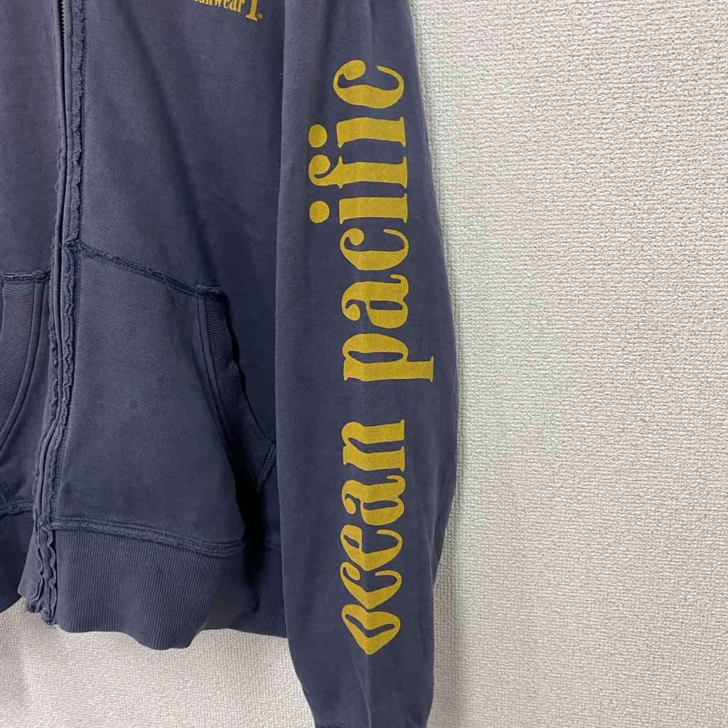 Ocean Pacific　オーシャンパシフィック　フルジップスウェットパーカー/フーディー　ネイビー　Lサイズ