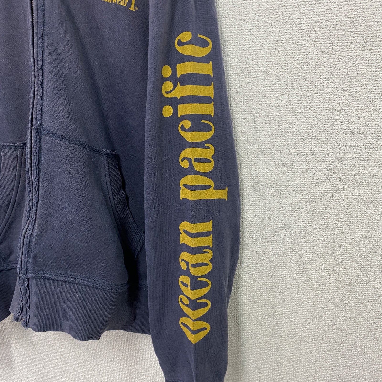 Ocean Pacific　オーシャンパシフィック　フルジップスウェットパーカー/フーディー　ネイビー　Lサイズ