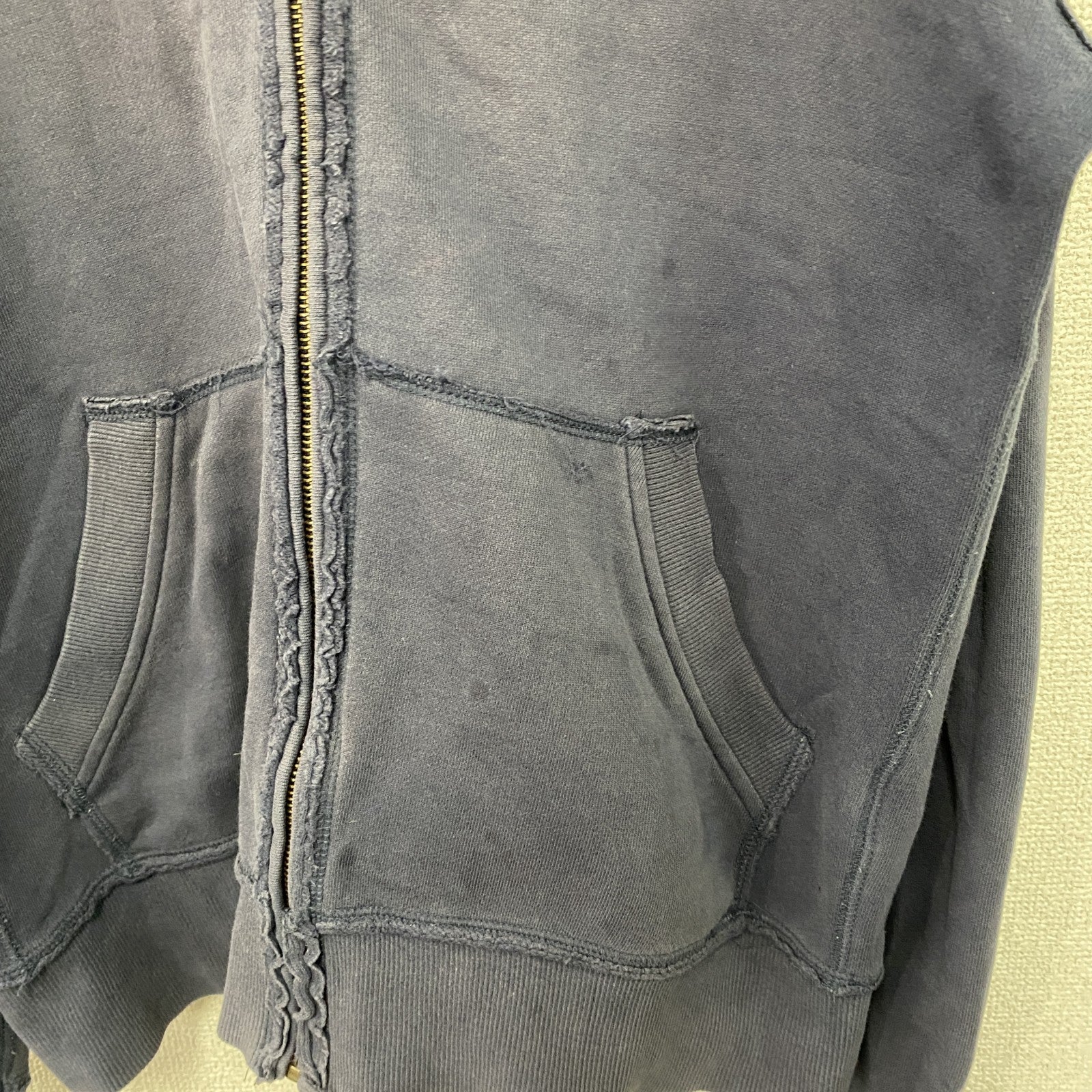 Ocean Pacific　オーシャンパシフィック　フルジップスウェットパーカー/フーディー　ネイビー　Lサイズ