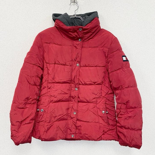 TOMMY HILFIGER　トミーヒルフィガー　フルジップ中綿ジャケット　赤　レッド　Lサイズ