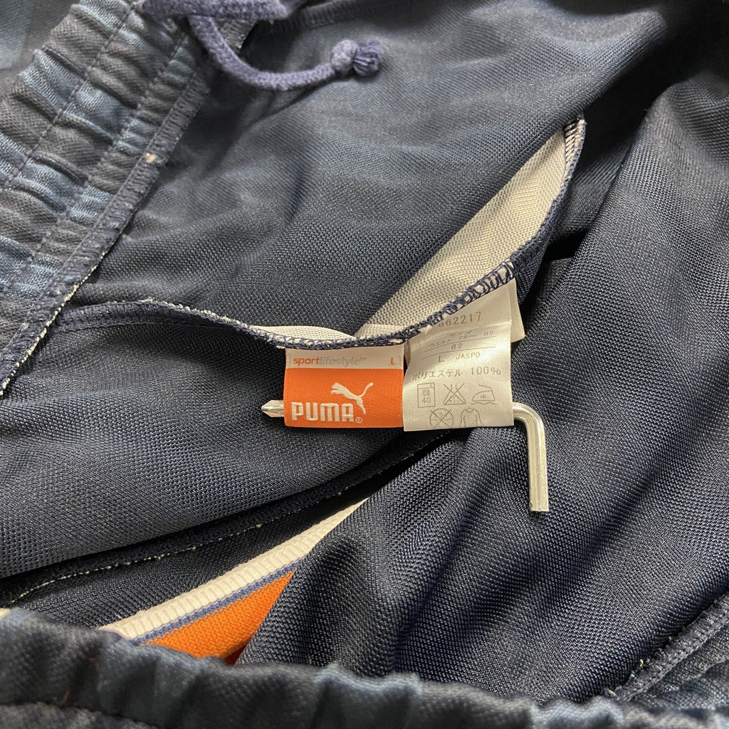 PUMA　プーマ　ジャージセットアップ　トラックジャケット　トラックパンツ　紺　ネイビー　Lサイズ