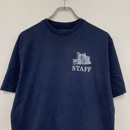 NONFICTION　ノンフィクション　半袖プリントTシャツ　STAFF　紺　ネイビー　Mサイズ