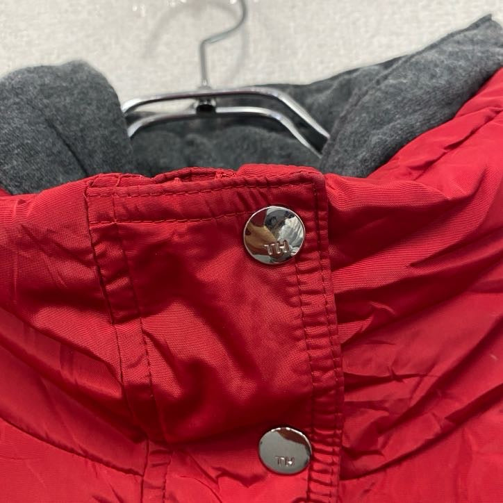 TOMMY HILFIGER　トミーヒルフィガー　フルジップ中綿ジャケット　赤　レッド　Lサイズ