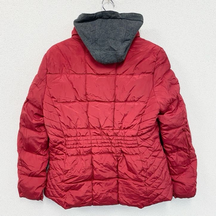 TOMMY HILFIGER　トミーヒルフィガー　フルジップ中綿ジャケット　赤　レッド　Lサイズ