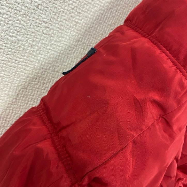 TOMMY HILFIGER　トミーヒルフィガー　フルジップ中綿ジャケット　赤　レッド　Lサイズ
