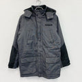 NAUTICA　ノーティカ　フルジップ中綿ジャケット　マウンテンパーカー　灰色　グレー　XLサイズ
