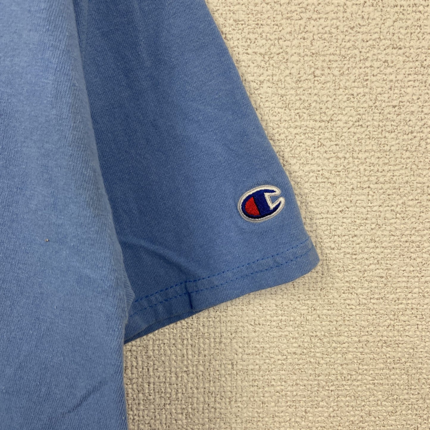 古着 used　Champion　チャンピオン　半袖カレッジプリントTシャツ　ヴィラノバ大学　レトロデザイン　ブルー　Lサイズ 63