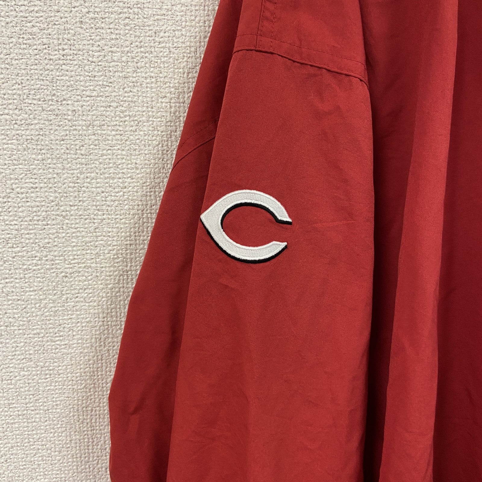 NIKE　ナイキ　REDS　プルオーバージャケット　ワッペン　赤　レッド　XXLサイズ