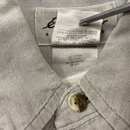 Eddie Bauer　エディーバウアー　半袖ボタンダウンシャツ　緑　グリーン　Sサイズ