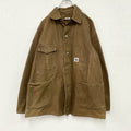 POST OVERALLS　ポストオーバーオールズ　ダックカバーオール　チンストラップ　茶色　ブラウン　Mサイズ