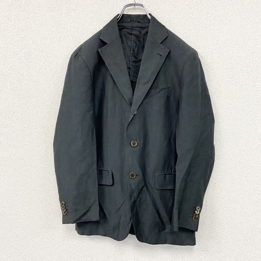 BARNEYS NEW YORK　バーニーズニューヨーク　テーラードジャケット　フラップポケット　ダークグレー