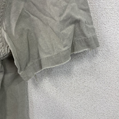 Eddie Bauer　エディーバウアー　半袖ボタンダウンシャツ　緑　グリーン　Sサイズ
