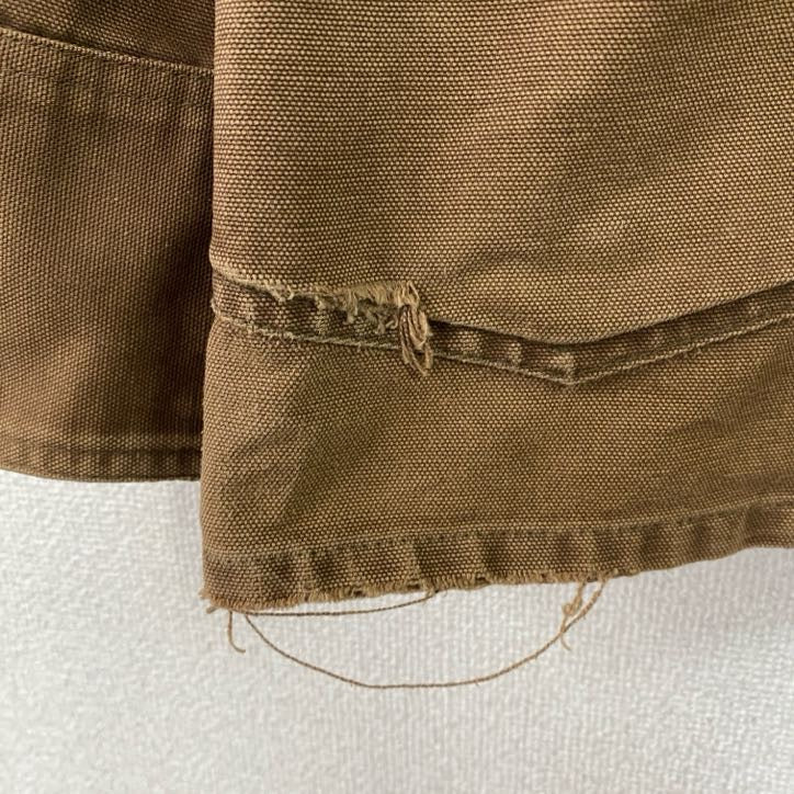 POST OVERALLS　ポストオーバーオールズ　ダックカバーオール　チンストラップ　茶色　ブラウン　Mサイズ
