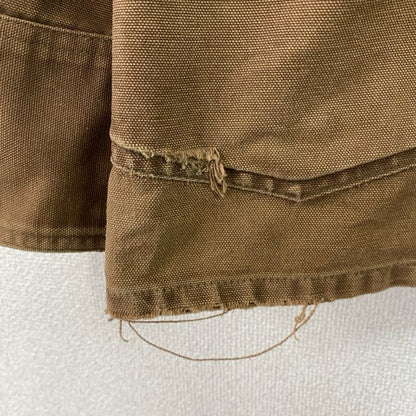 POST OVERALLS　ポストオーバーオールズ　ダックカバーオール　チンストラップ　茶色　ブラウン　Mサイズ