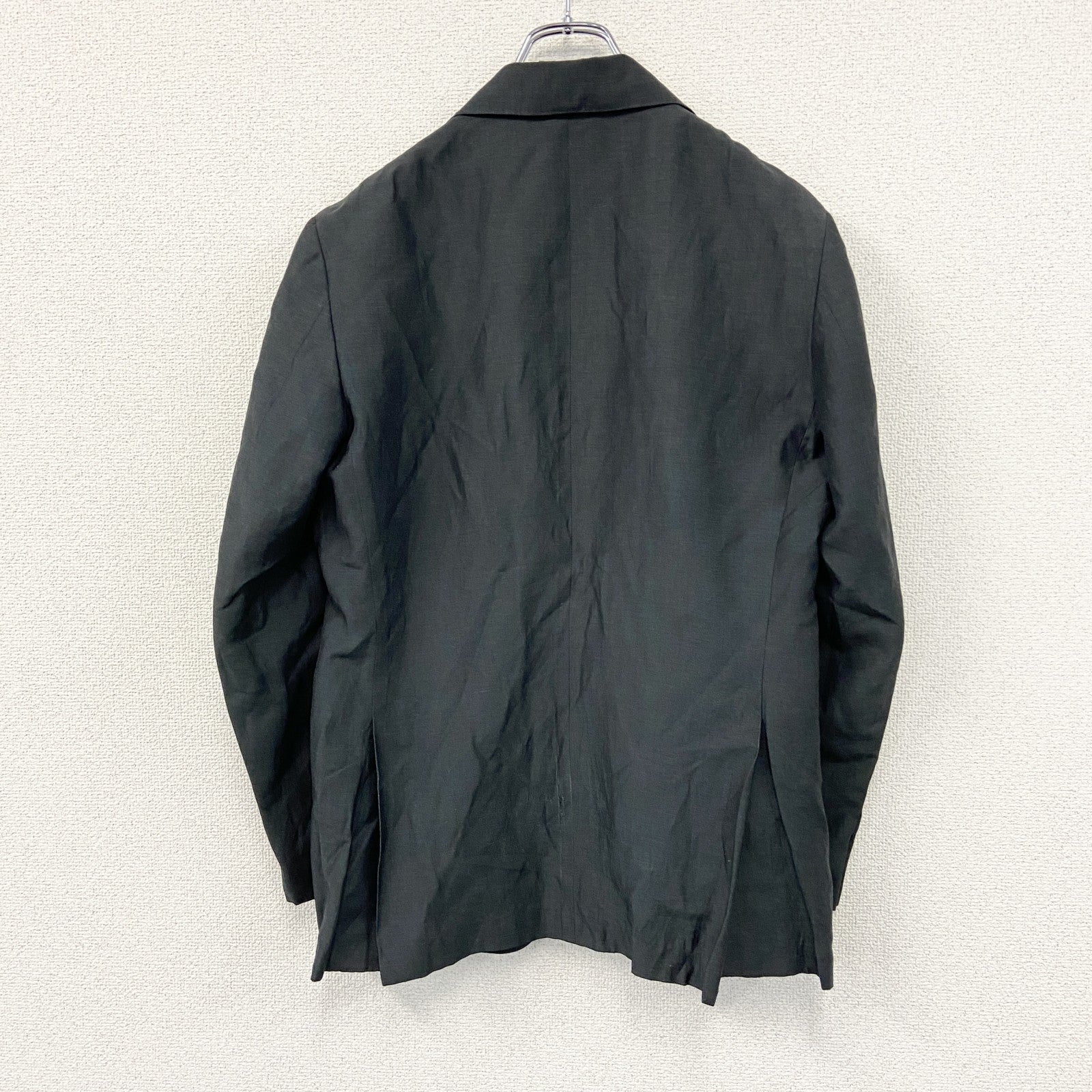 BARNEYS NEW YORK　バーニーズニューヨーク　テーラードジャケット　フラップポケット　ダークグレー