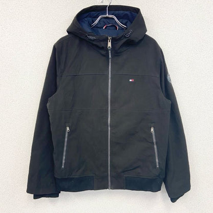 TOMMY HILFIGER　トミーヒルフィガー　フルジップ中綿ジャケット　黒　ブラック　Lサイズ