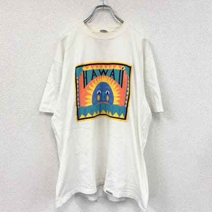 Crazy Shirts　クレイジーシャツ　半袖プリントTシャツ　シングルステッチ　白　ホワイト　Lサイズ
