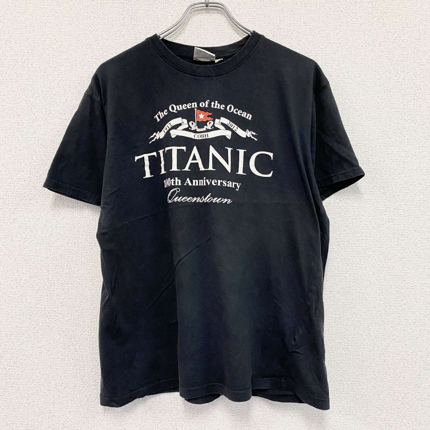 Traditional Craft　TITANIC　タイタニック号　半袖プリントTシャツ　黒　ブラック　Lサイズ