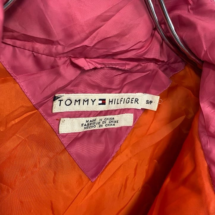 TOMMY HILFIGER　トミーヒルフィガー　フルジップダウンベスト　ピンク　Sサイズ