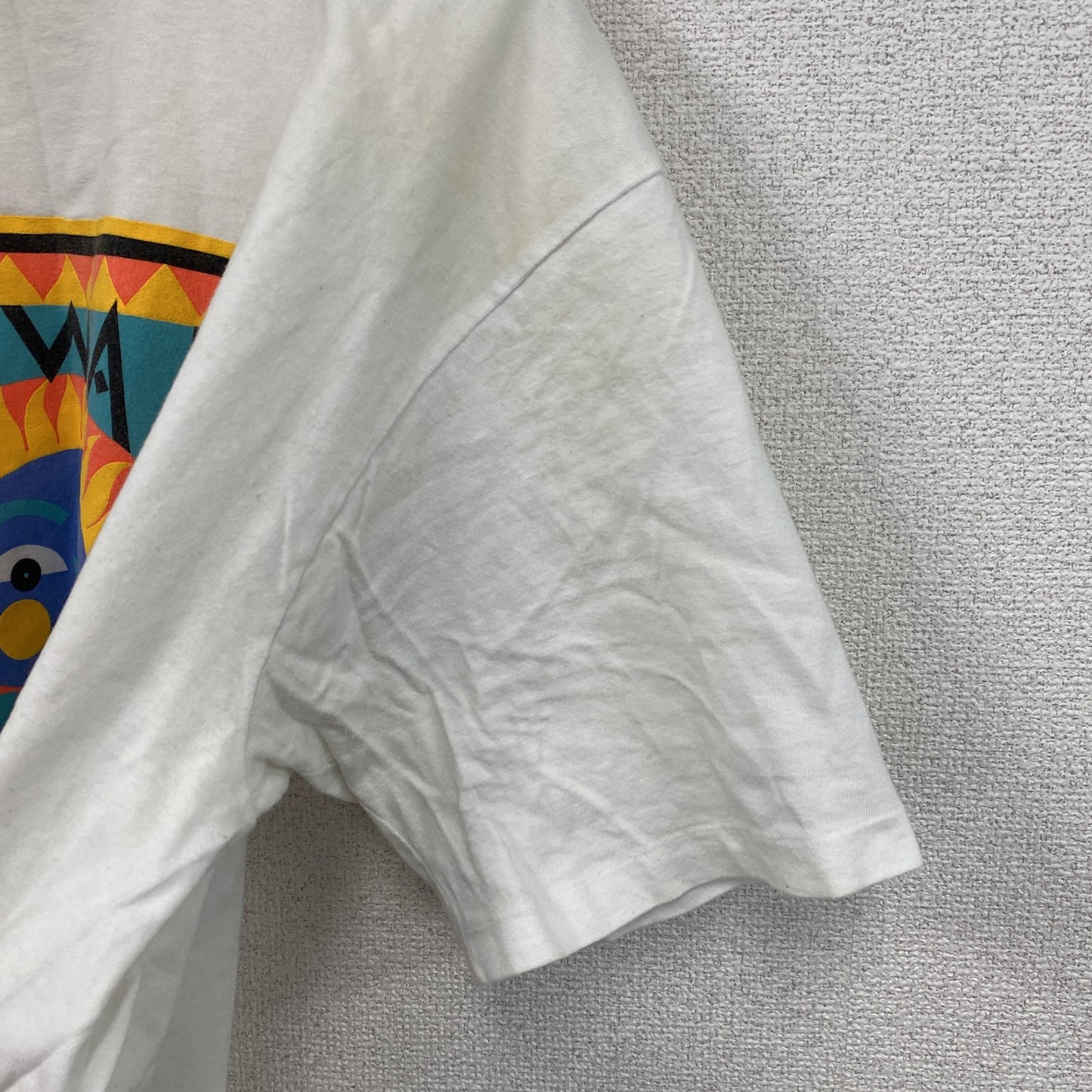 Crazy Shirts　クレイジーシャツ　半袖プリントTシャツ　シングルステッチ　白　ホワイト　Lサイズ