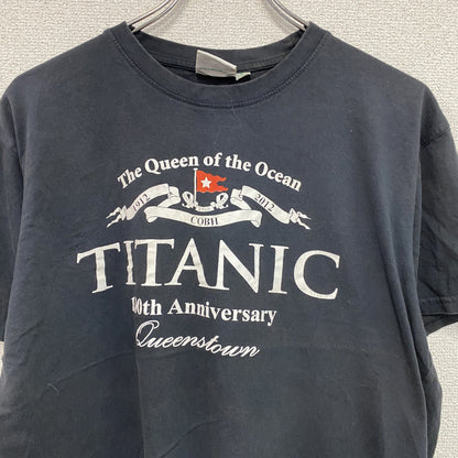 Traditional Craft　TITANIC　タイタニック号　半袖プリントTシャツ　黒　ブラック　Lサイズ