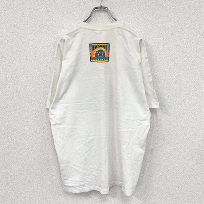 Crazy Shirts　クレイジーシャツ　半袖プリントTシャツ　シングルステッチ　白　ホワイト　Lサイズ