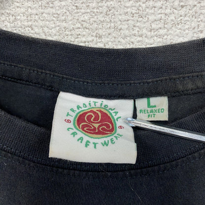 Traditional Craft　TITANIC　タイタニック号　半袖プリントTシャツ　黒　ブラック　Lサイズ
