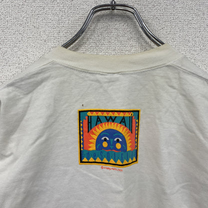 Crazy Shirts　クレイジーシャツ　半袖プリントTシャツ　シングルステッチ　白　ホワイト　Lサイズ